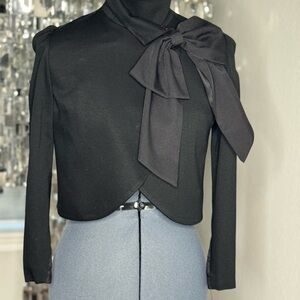 Alice + Olivia Addison Bow Tie Jacket